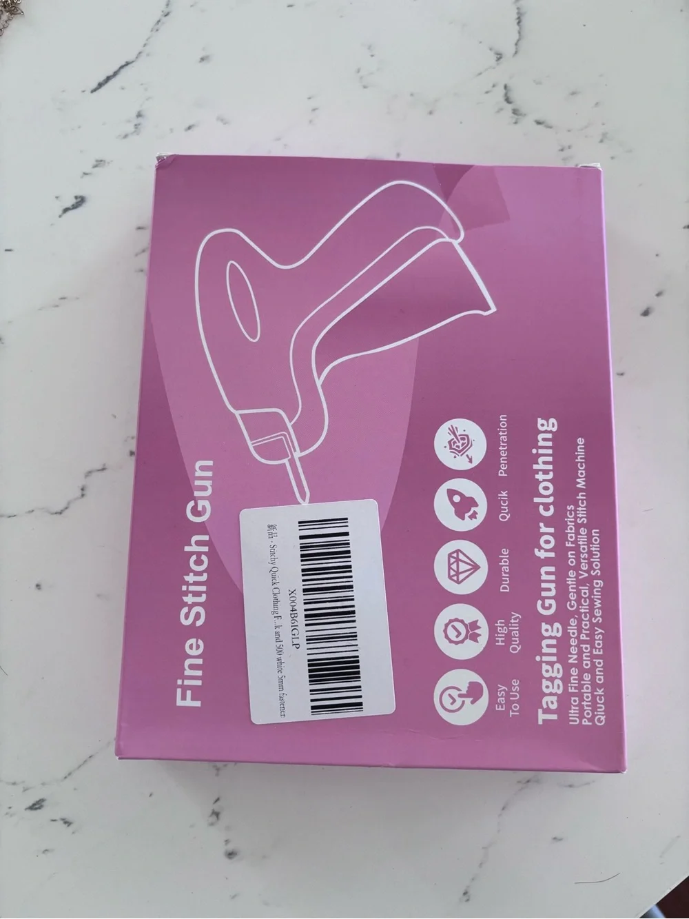 Stitch Gun for Clothes, Handheld Stitch Tag Gun Quick Clothing Stitchy